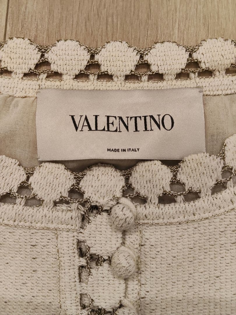 VALENTINO レース ワンピース コットン