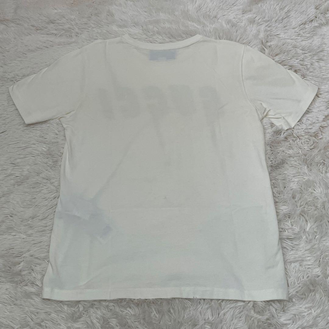 まる グッチ BTSジミン着用 ロゴ ブレード Tシャツ 白 S メンズ