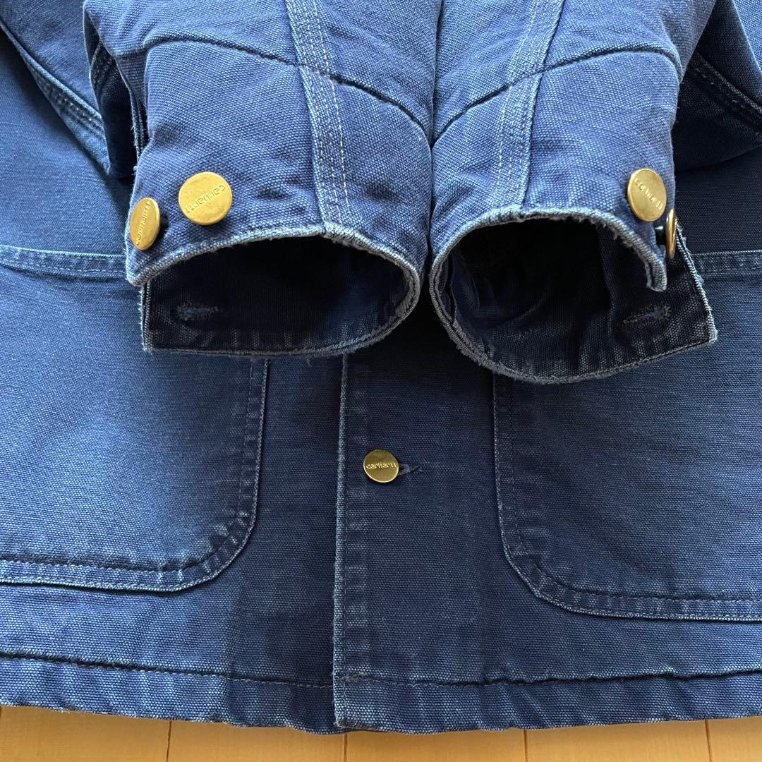 【42|USA製】Carhartt ミシガンチョアコート ネイビー ステューシー