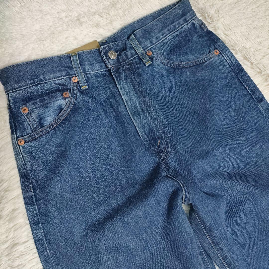 新品 LEVI'S 701 W28 ストレートデニム モンローデニム ブルー