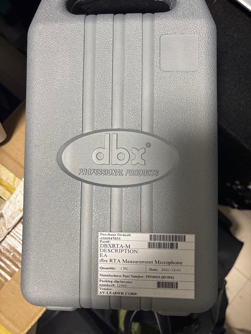 dbx Dack PA2 専用測定マイクセット