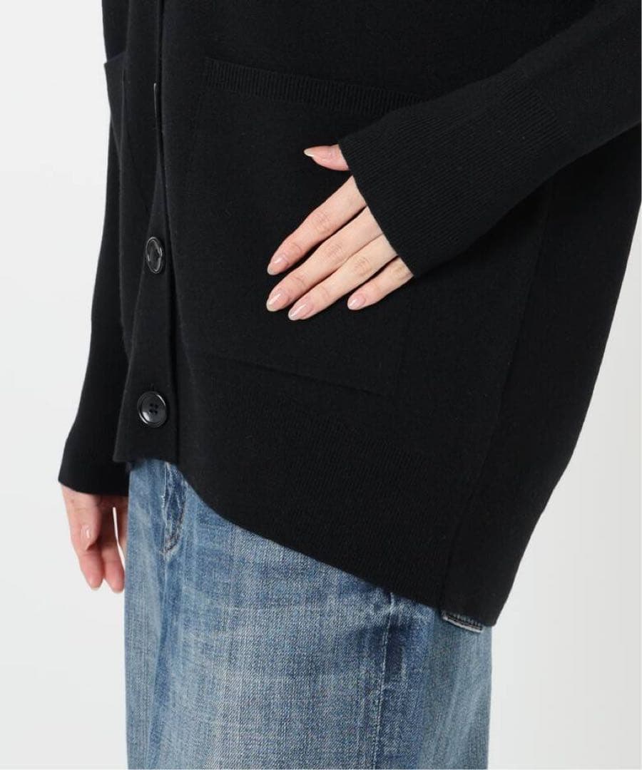 Spick & Span ダブルジャガードビッグカーディガン