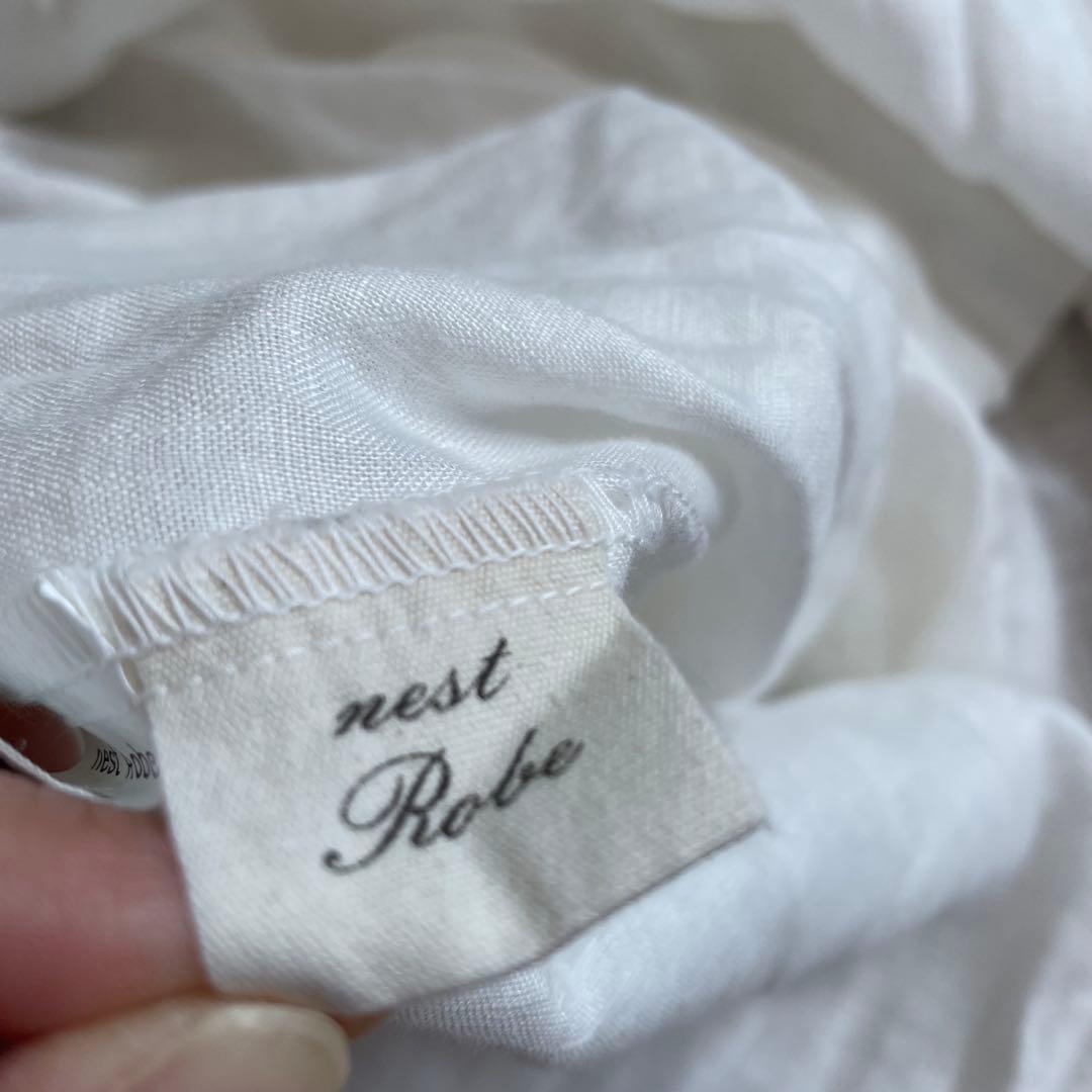 相談中ネストローブ麻100 ワンピース　ジャンパースカート　nest Robe