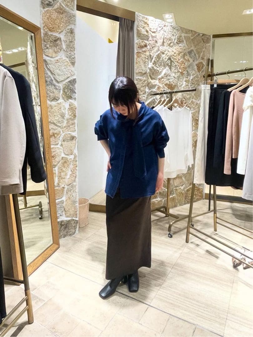 値下げ 完売カラー GALLARDAGALANTEストレッチサテンタイトスカート
