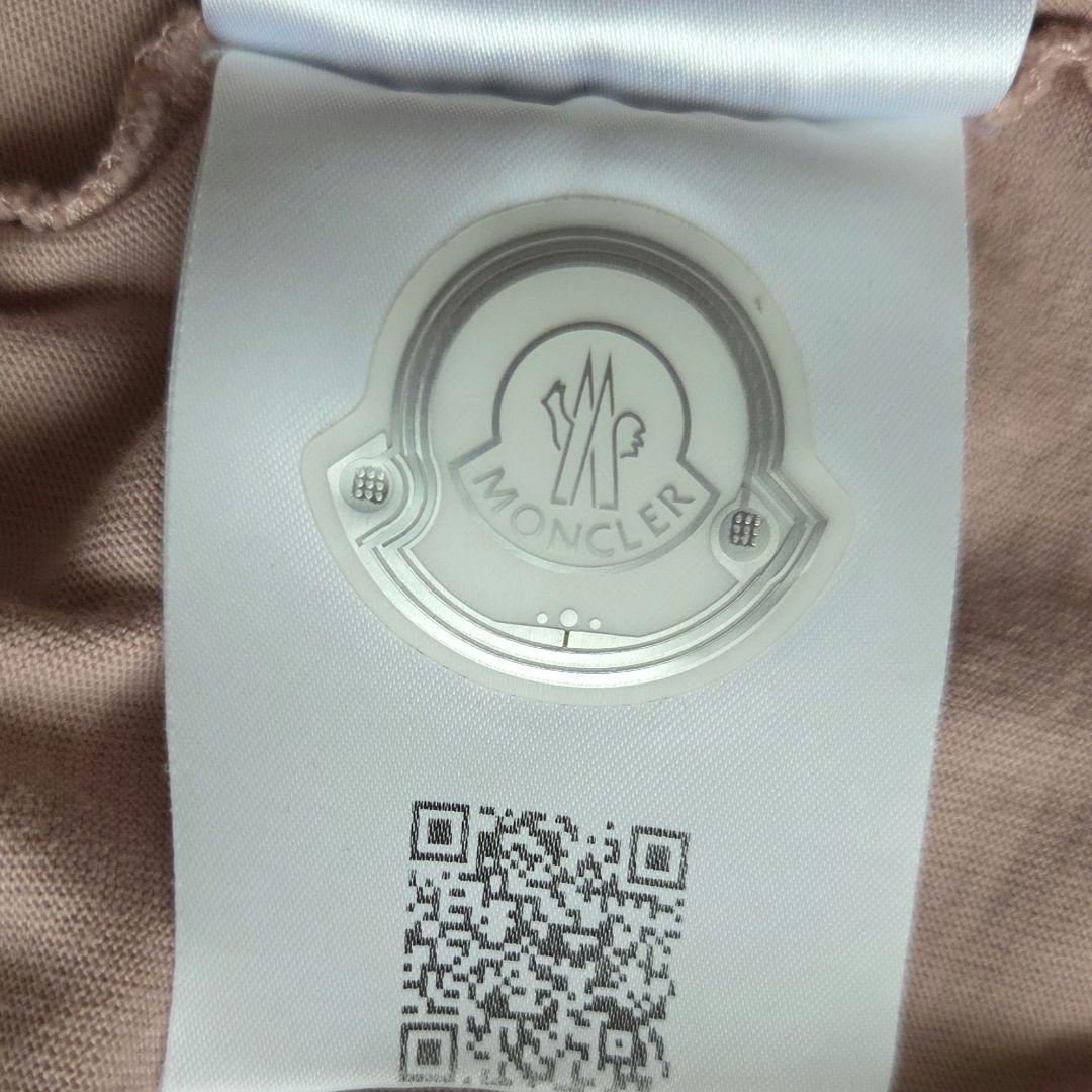 ソラ様美品✨モンクレール　ビッグフェルトロゴワッペン　Tシャツ　くすみピンク　L