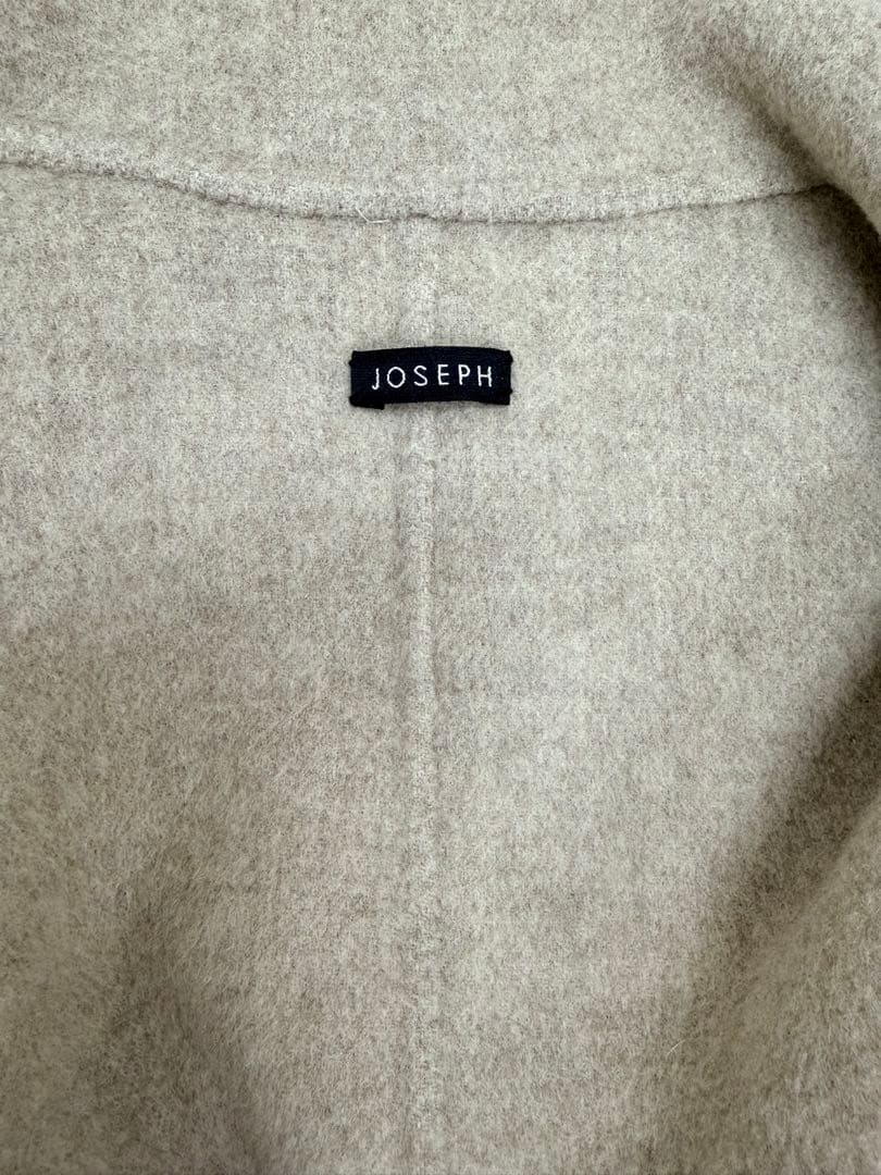 JOSEPH 定番 ベージュ ウールカシミヤコート 38