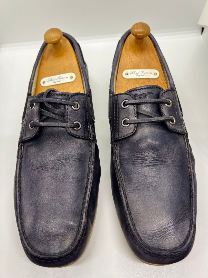 サントーニ　レースアップデッキシューズ 8 1/2 ブルー