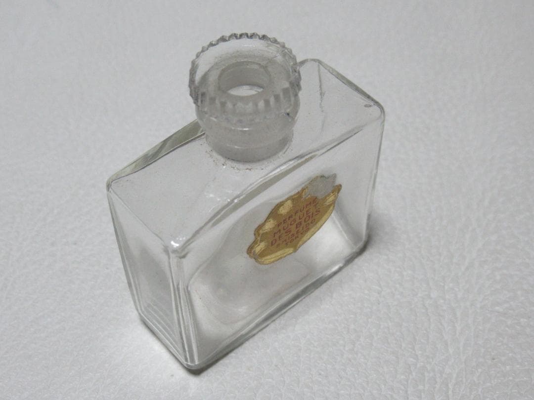 極希少美品 1918年(大正7年)発売◆資生堂「森の鈴蘭」ラベル付き 初期香水瓶