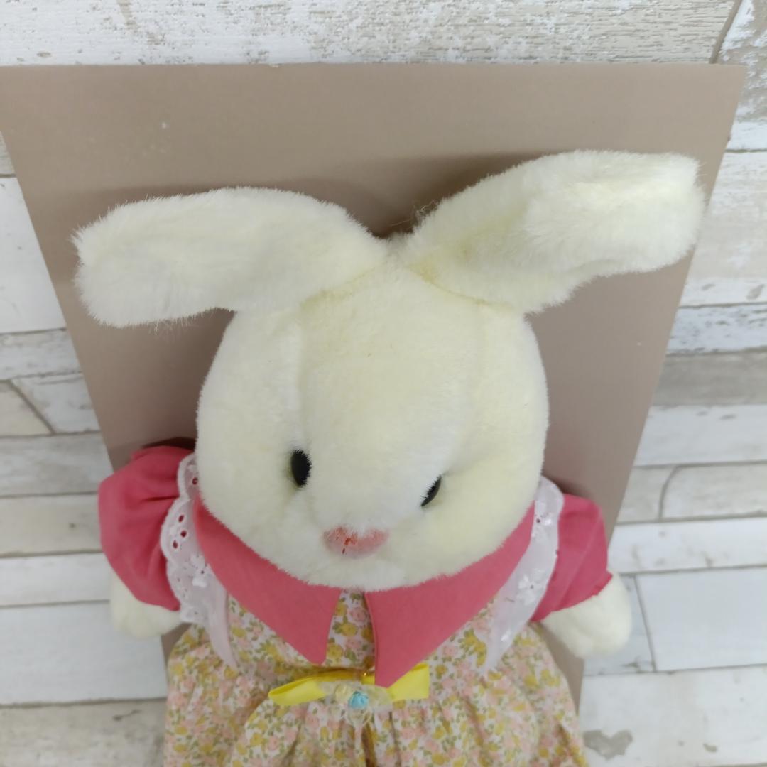 L404 ドリームランドからの贈りもの うさぎぬいぐるみ 昭和レトロ うさぎさん