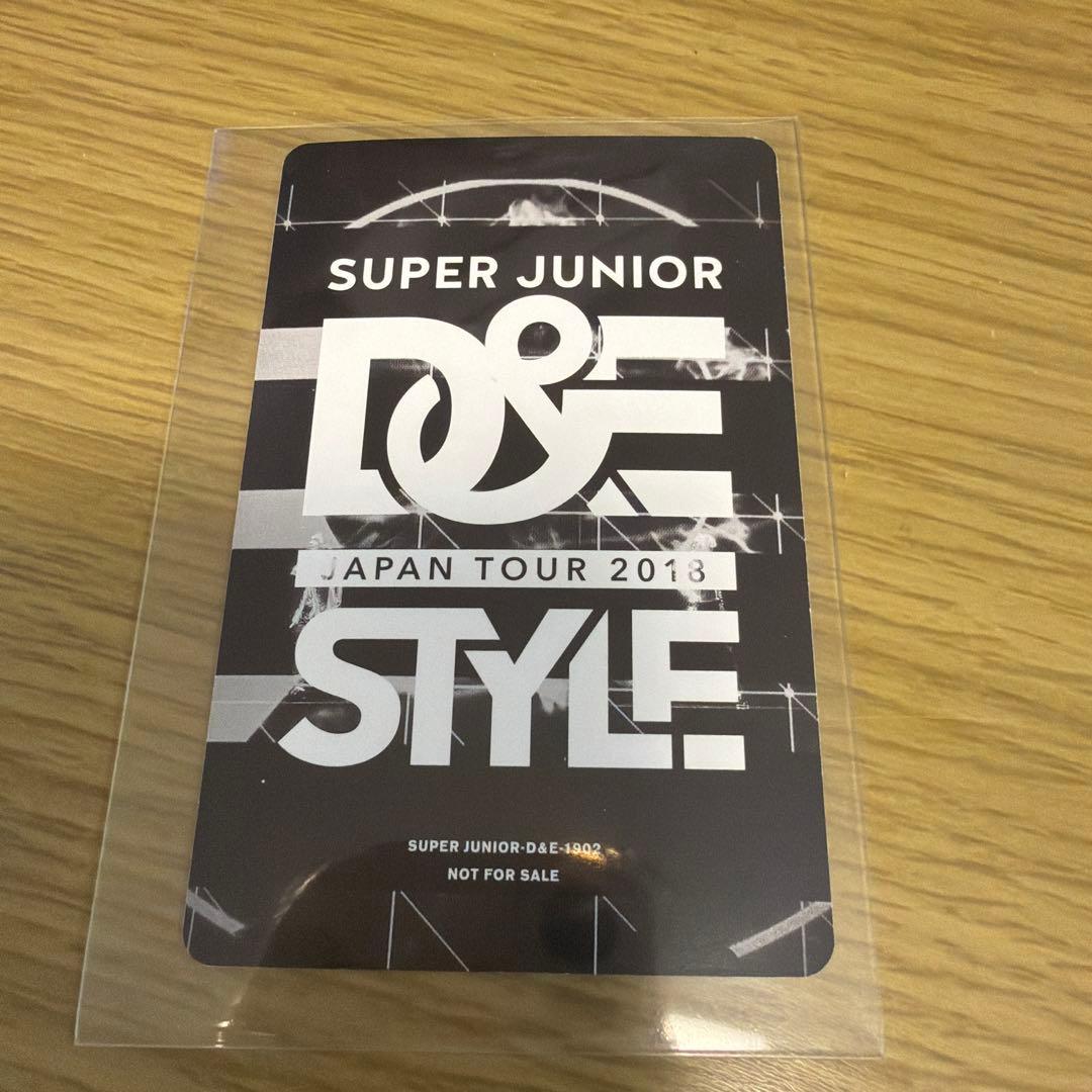 SJ D&E STYLE JAPAN DVD ウニョク EUNHYUK トレカ