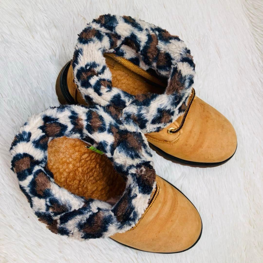 【限定モデル】ティンバーランド7.5WROLL TOP BOOTSレオパ－ド柄