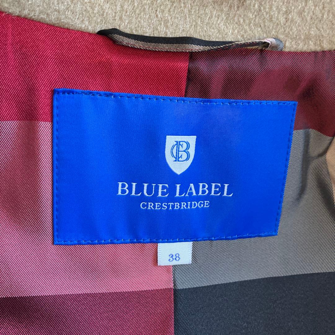 【タグ付未使用】BLUE LABEL CRESTBRIDGEベージュロングコート