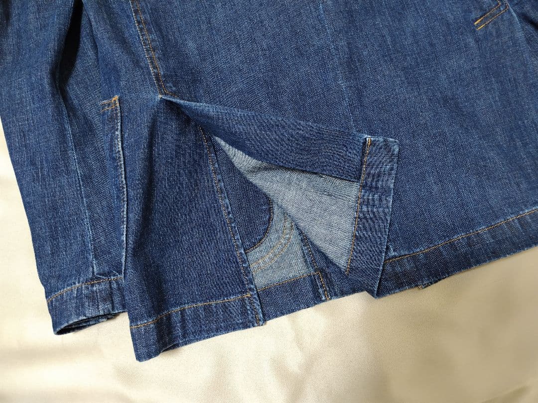 LARDINI デニム ダブルブレストジャケット