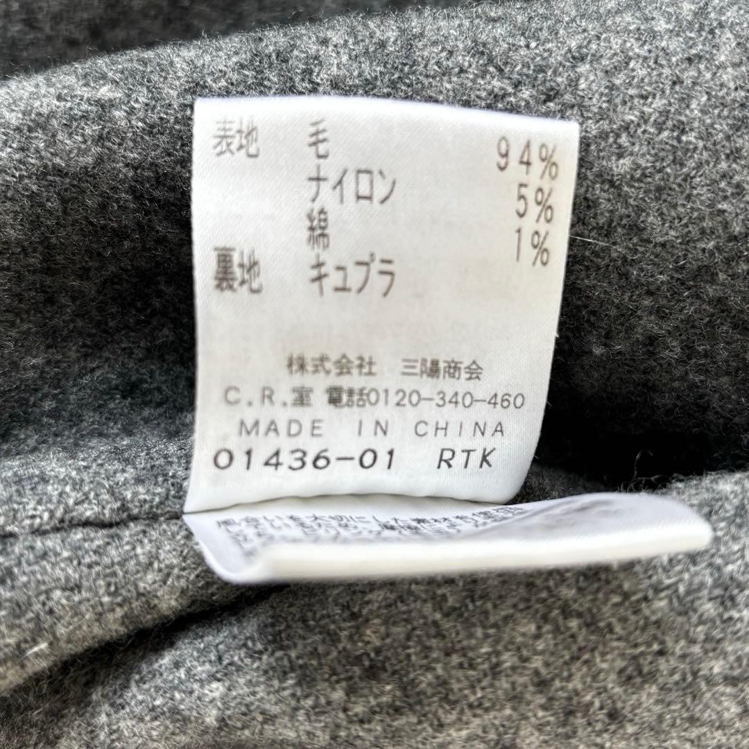 EPOCA✨ウールメルトン　フーデットコート　フレア　Aライン　ダブルフェイス