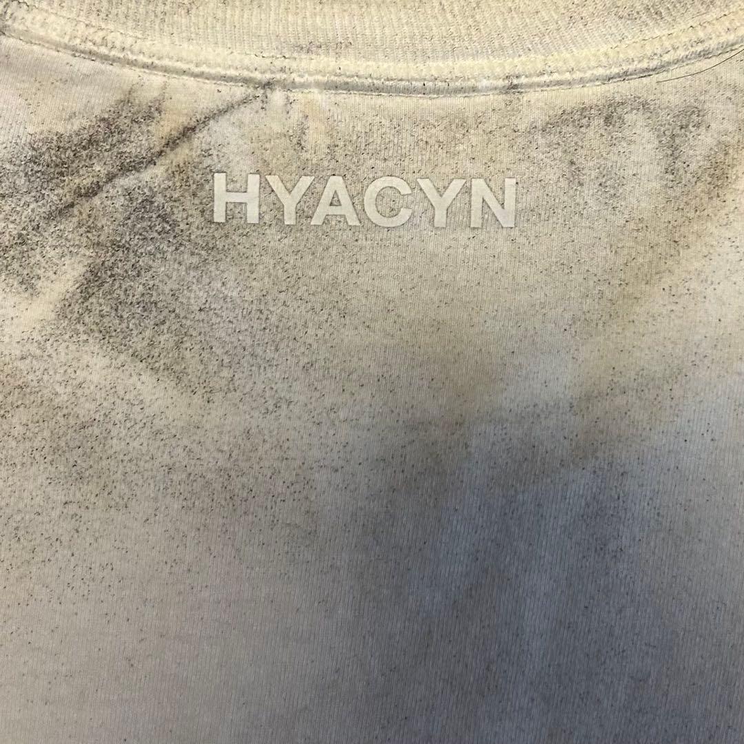 希少 HYACYN SOHY TEE SONYパロディ Tシャツ　ダートホワイト