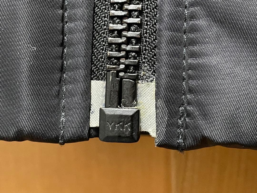 ALPHA INDUSTRIES MA-1 Lサイズ 丈長 細身 ブラック中綿入