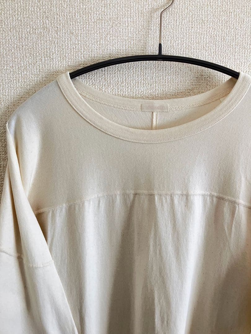 【COMOLI】旧型 フットボールTシャツ エクリュ サイズ1 希少