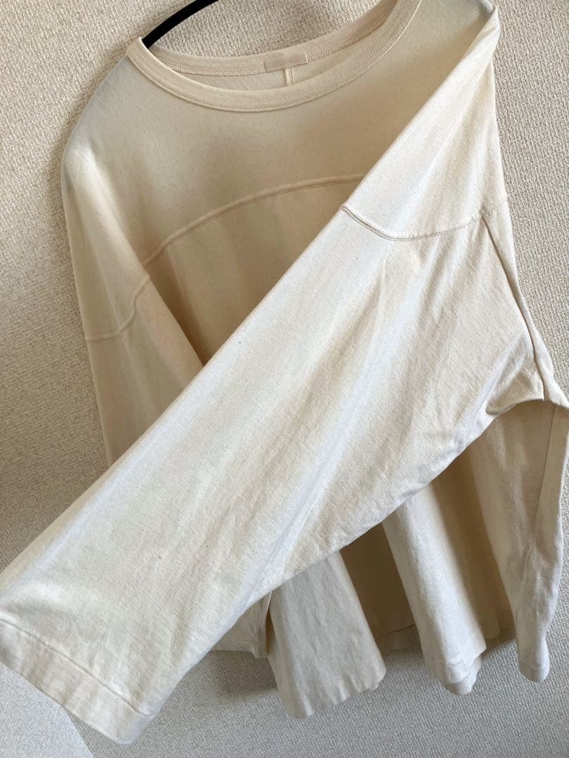 【COMOLI】旧型 フットボールTシャツ エクリュ サイズ1 希少