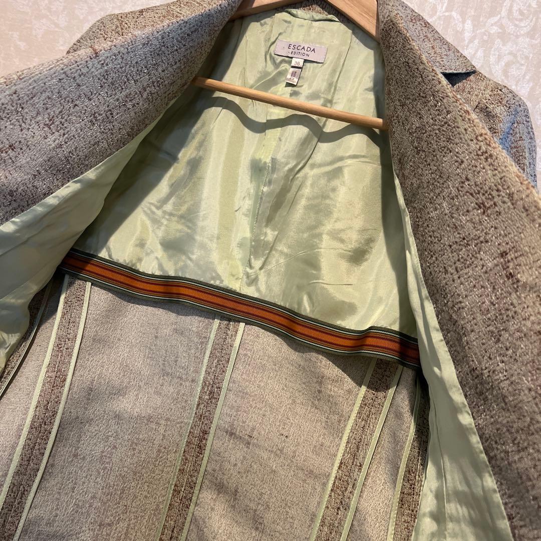 極美品✨【エスカーダ】ESCADA テーラードジャケット　Sサイズ