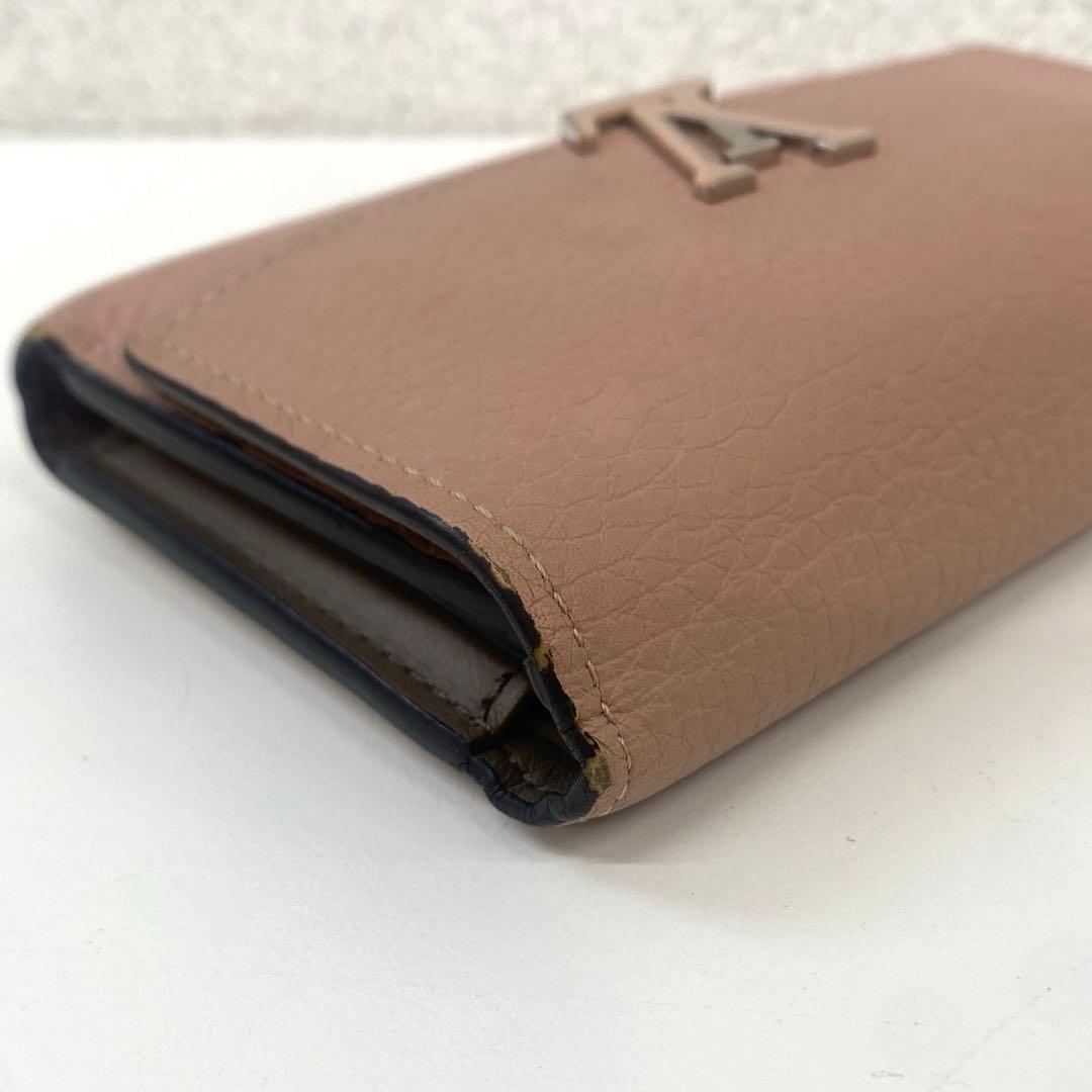 Louis Vuitton ルイ・ヴィトン カプシーヌ ピンク 折り財布