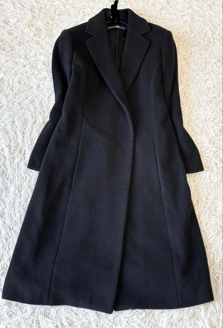 定価10万円以上セオリーリュクス　美品カシミヤ100%日本製　サイズ38 黒