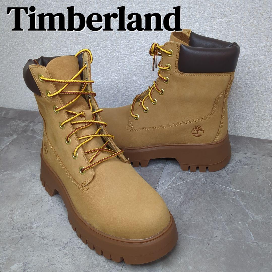 極美品☆22.5㎝ Timberland コーラ バレー 6インチ ブーツ