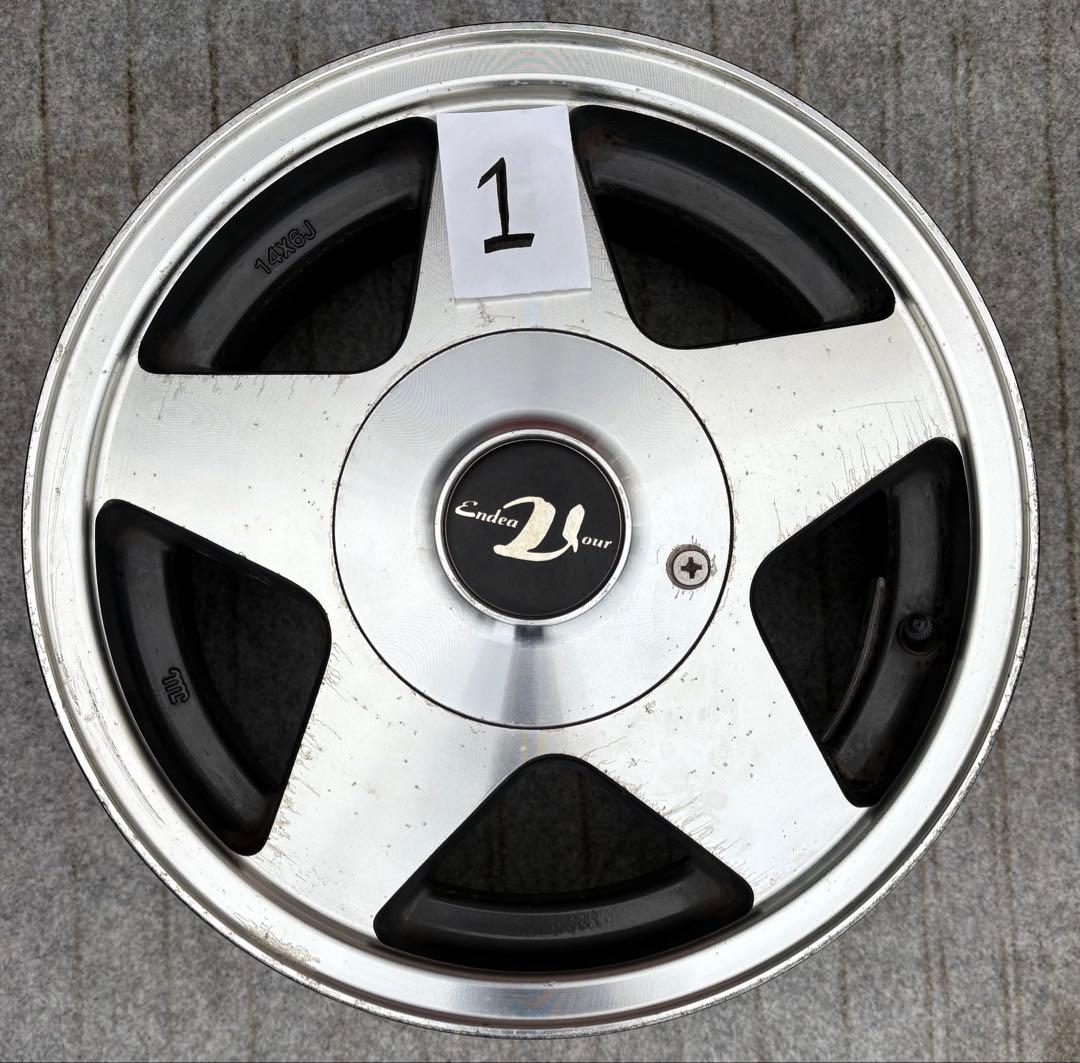 Endeaout 社外マルチホイール14インチ 14Ｘ6.0J PCD100