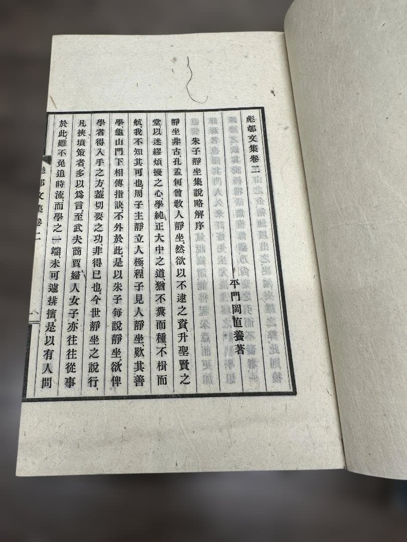 彪邨文集 天地 全2冊 和本 唐本 古書