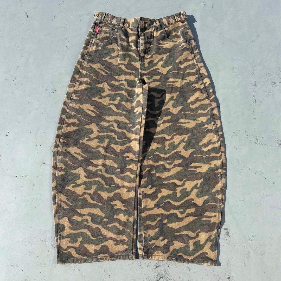 パンツ 9090 OG Logo Painted Denim Pants