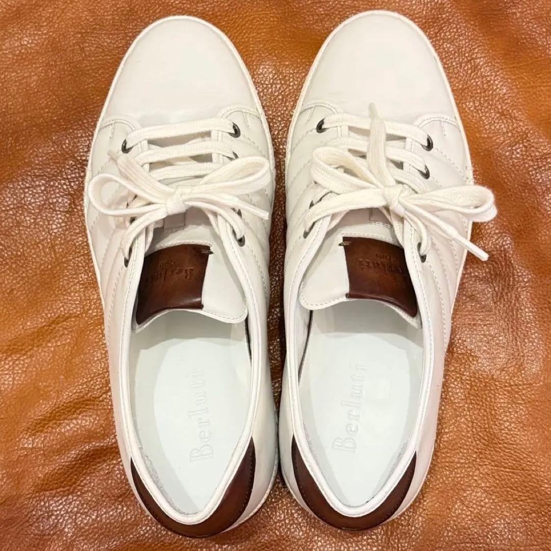 ★極美品‼️ベルルッティプレイフィールド★レザースニーカーBerluti★26