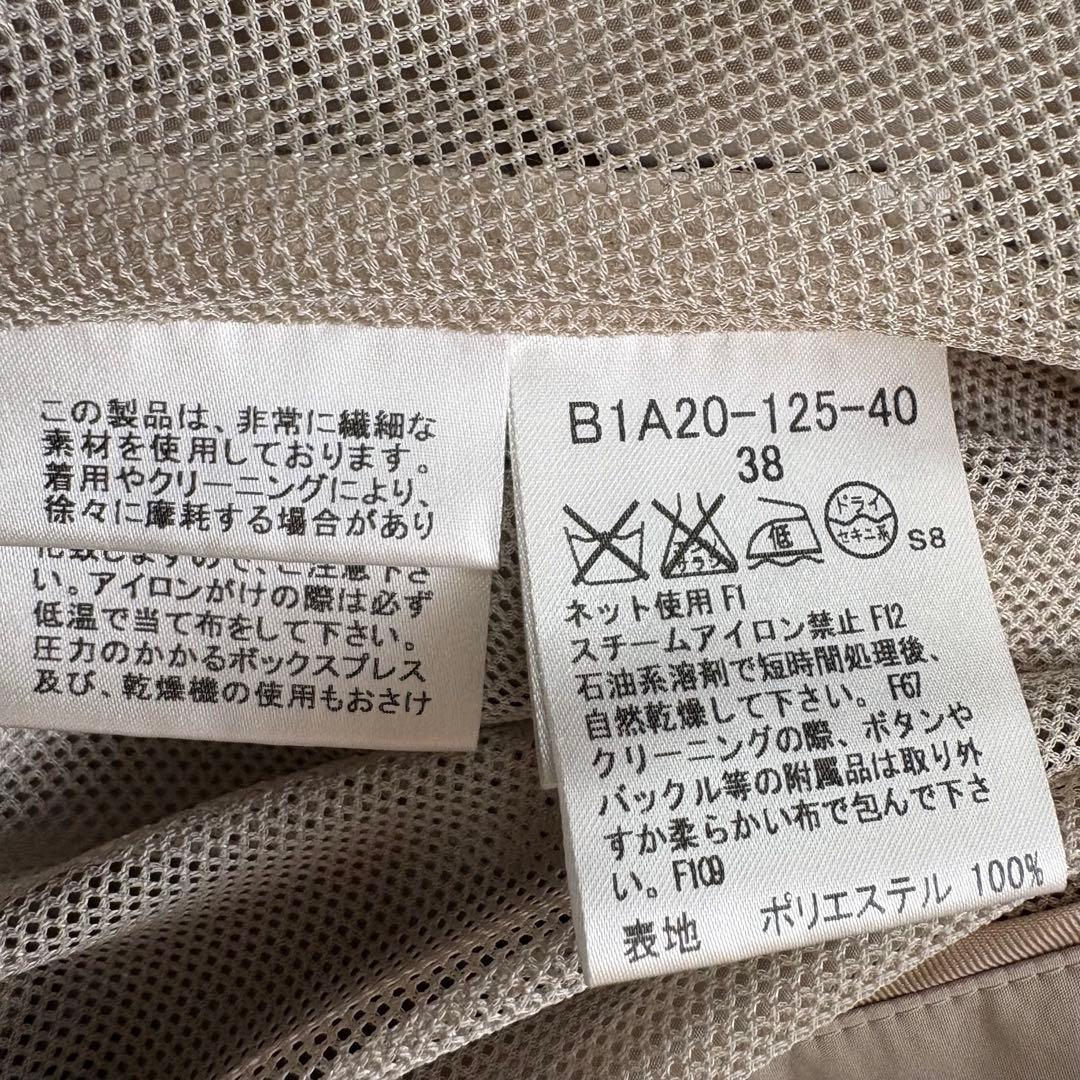 バーバリーロンドン/春用ベルテッドトレンチコート/2way/38/ポーチ付