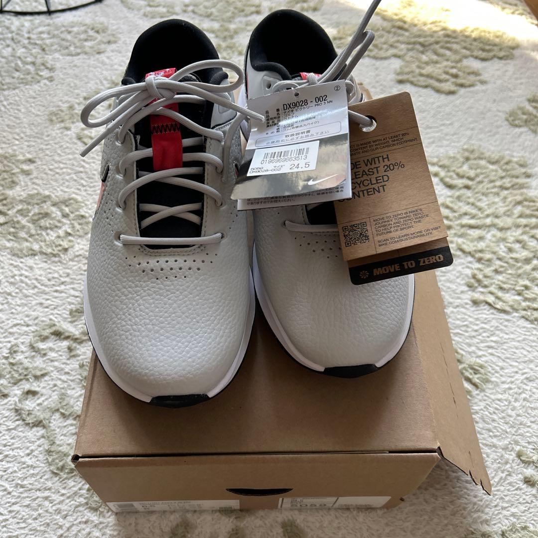 ⭐︎新品　Nike ゴルフシューズ グレー/オレンジ