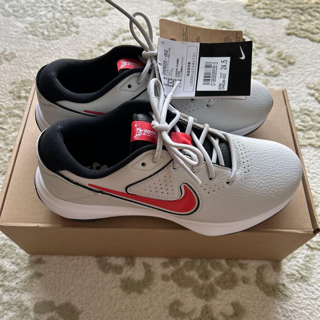 ⭐︎新品　Nike ゴルフシューズ グレー/オレンジ