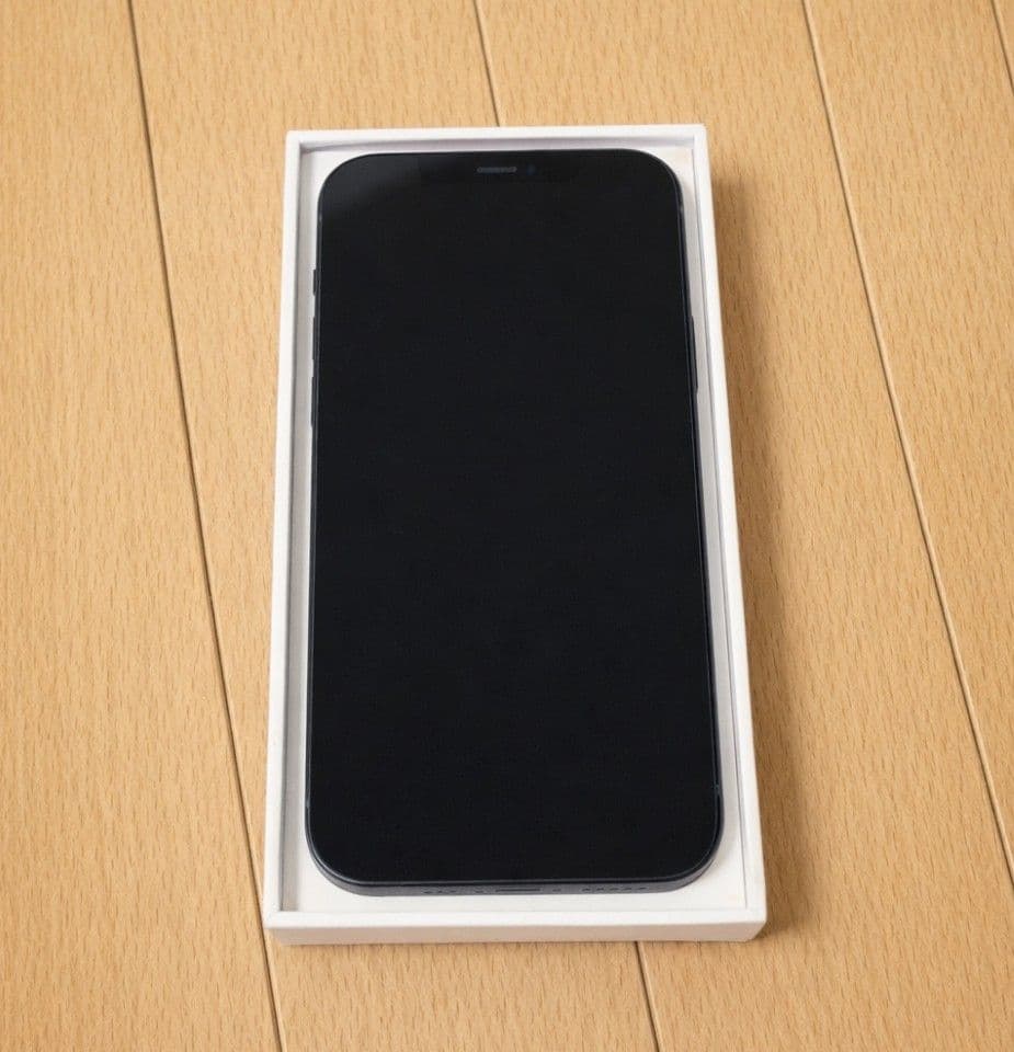 【未使用バッテリー100%】 iPhone 12 64G ブラック SIMフリー
