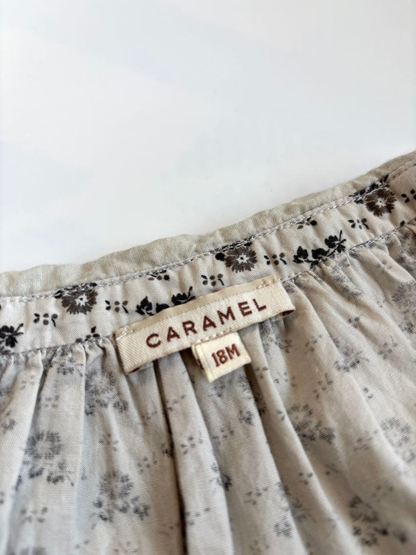 CARAMEL 花柄ノースリーブワンピース 18M