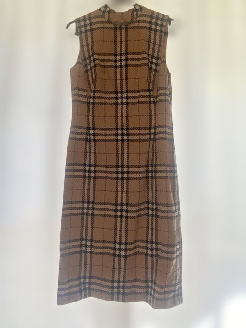 BURBERRY LONDON ノバチェック ワンピース ベージュ 38