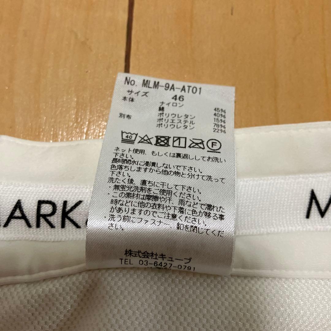 MARK&LONA マークアンドロナ　ストレッチパンツ　ホワイト　サイズ46