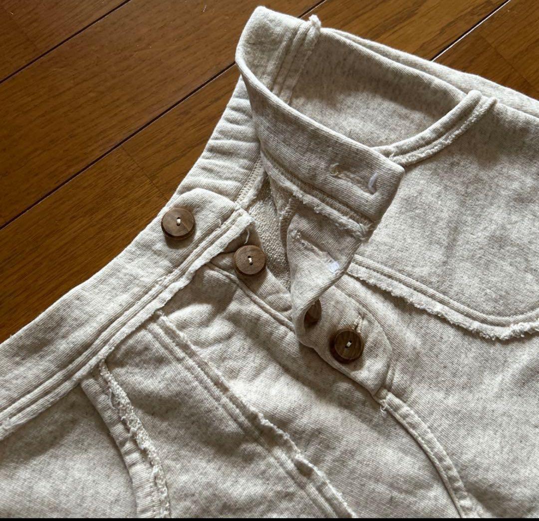 【美品】PAYAKA ヘンプコットン ふかふか 切り替え スカート・きなり