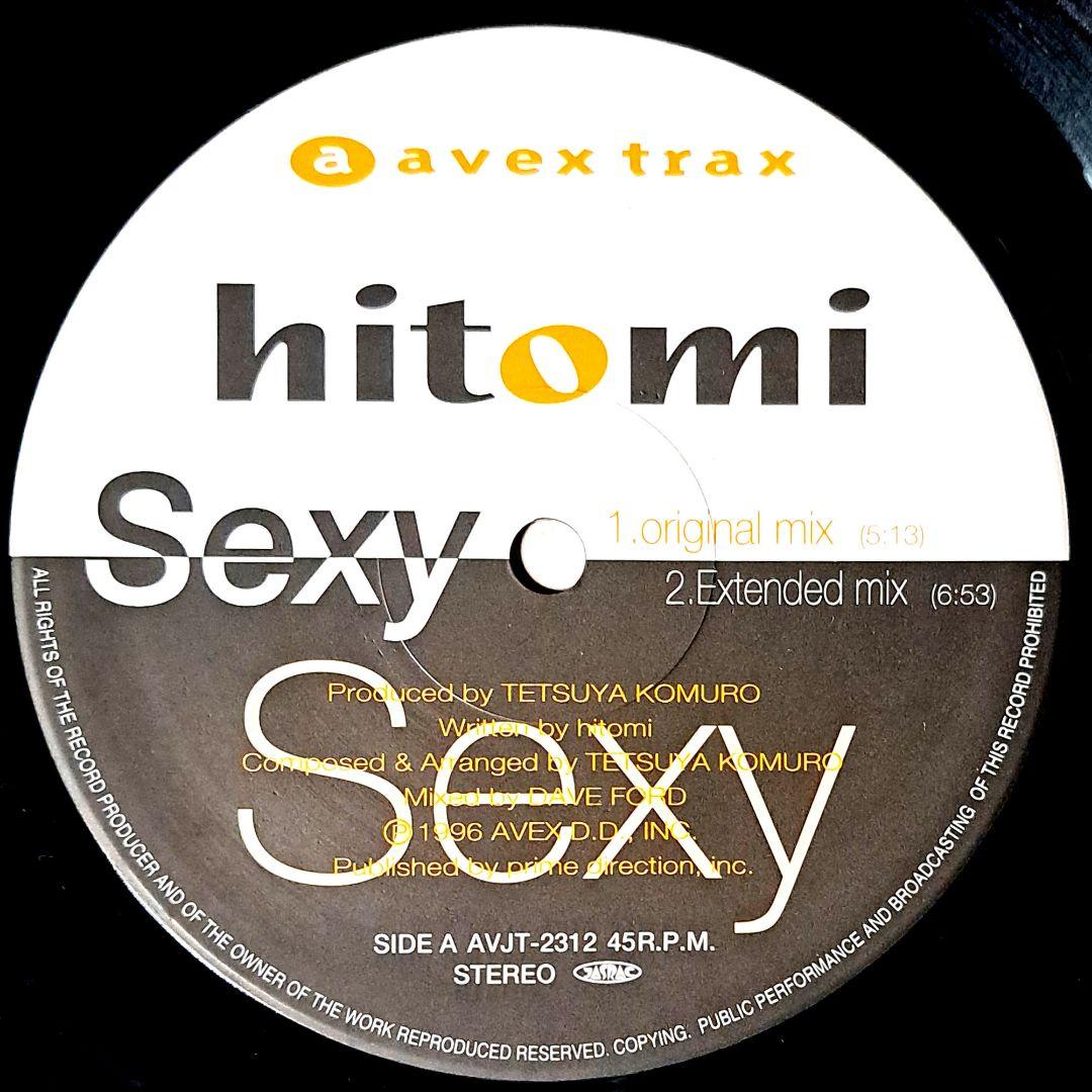 非売品　hitomi　Sexy　レコード　プロモ盤　PROMO