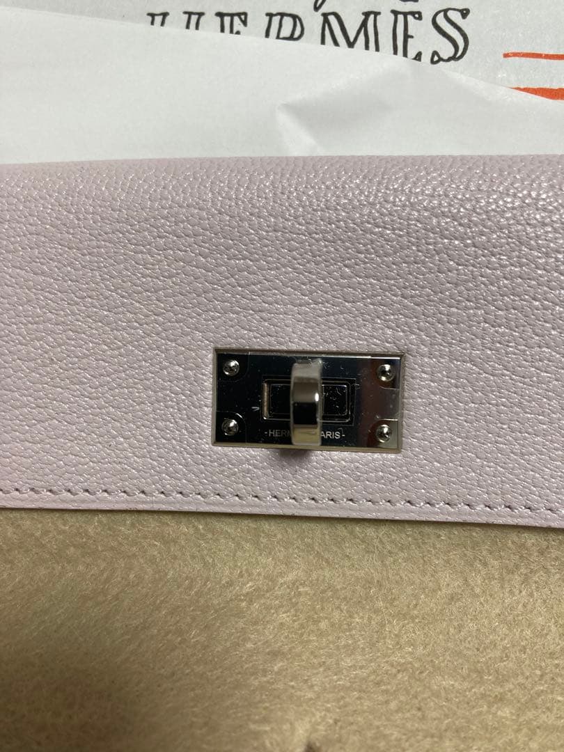 【♡】HERMES 財布　エルメス　ケリーコンパクト　モーヴパール