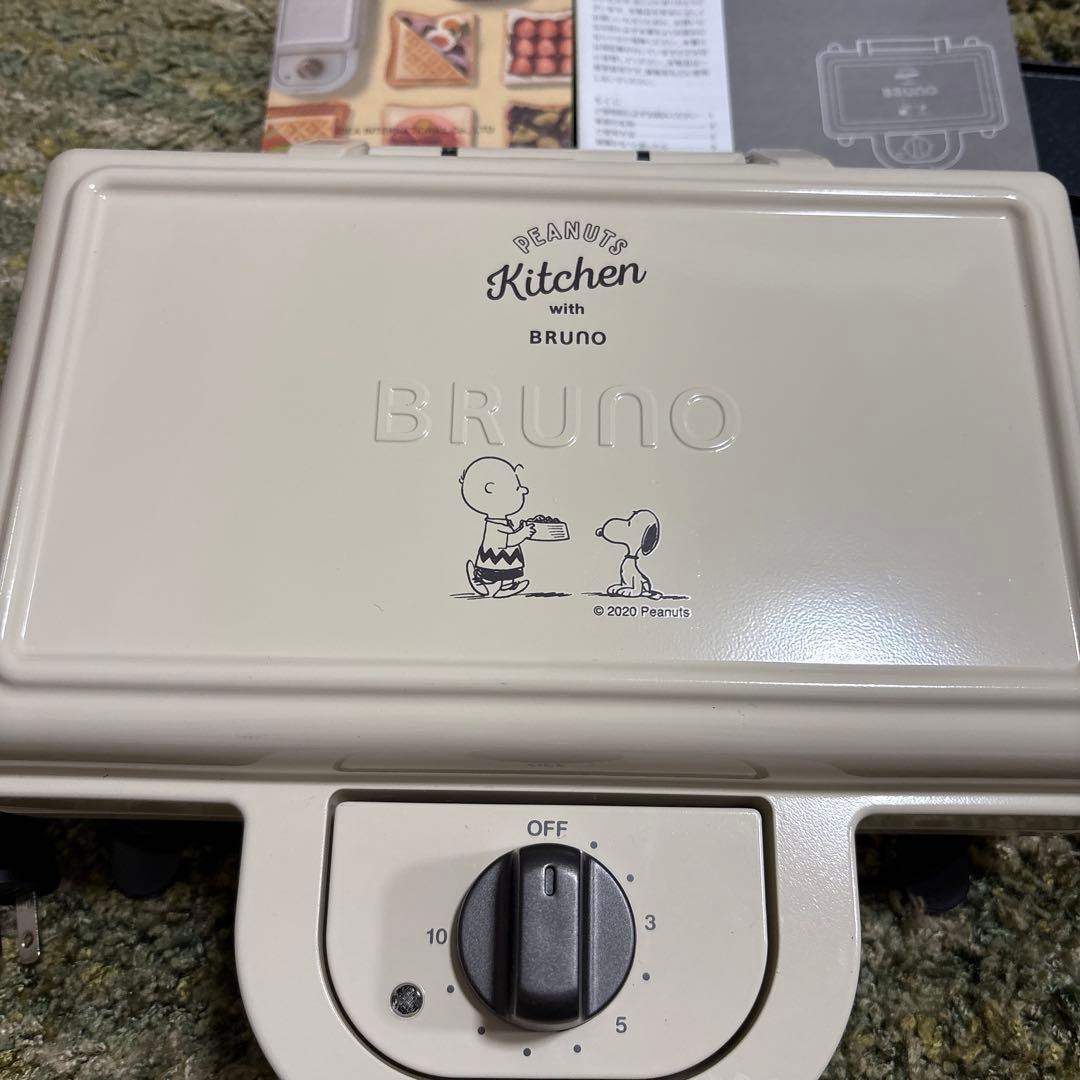 BRONOブルーノホットサンドメーカーダブルPEANUTSスヌーピー