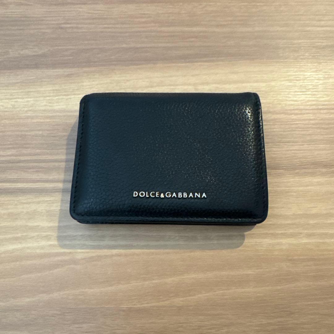 DOLCE&GABBANA 二つ折り財布 ブラック