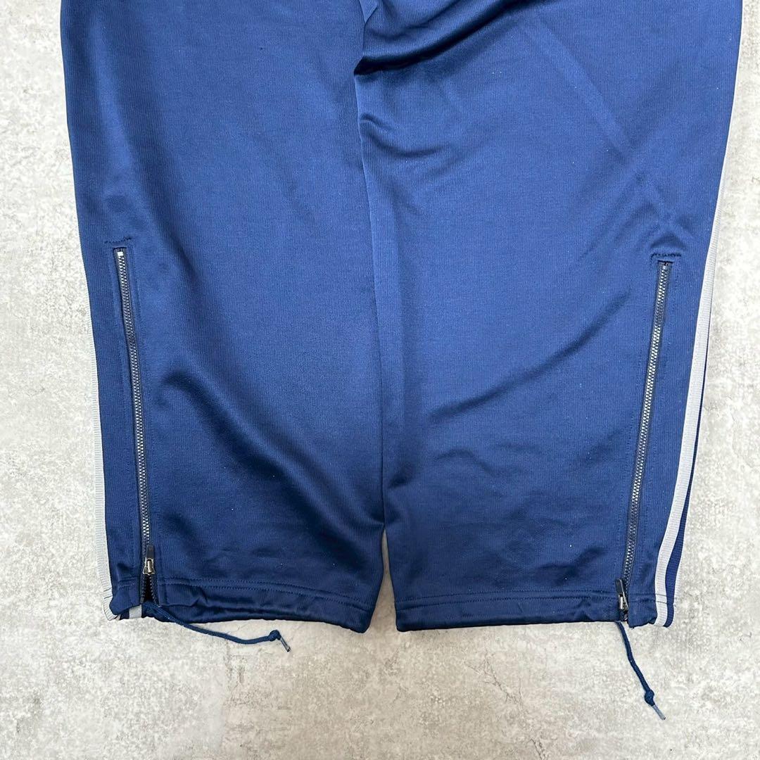 妖*魚様 y2k adidas トラックパンツ ワイド ネイビー パフォーマンス