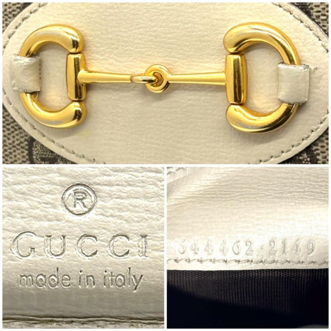し*う様 GUCCI　三つ折り財布 ホースビット1955 GGスプリーム ミニ財