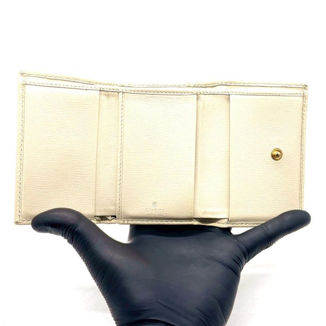 し*う様 GUCCI　三つ折り財布 ホースビット1955 GGスプリーム ミニ財