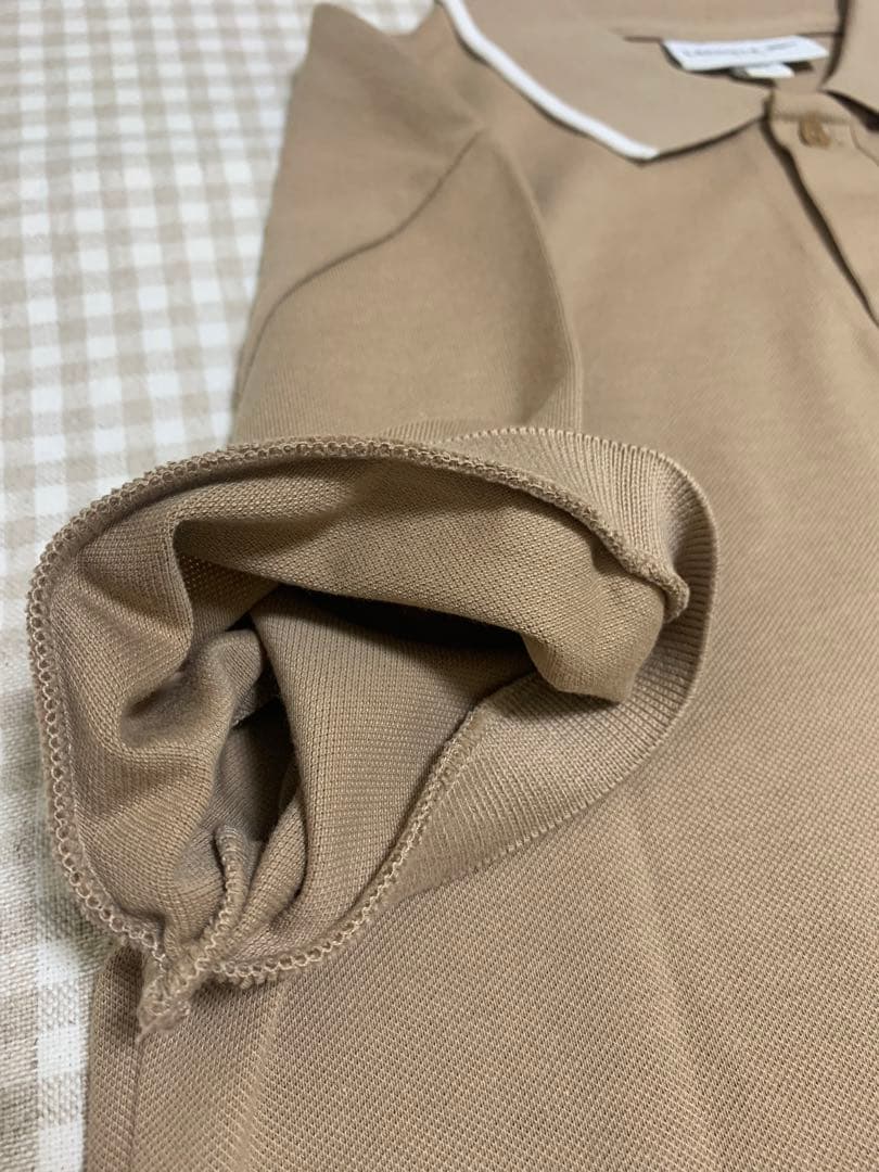 美品 未使用 Lacoste ベージュ ポロシャツ 半袖 限定