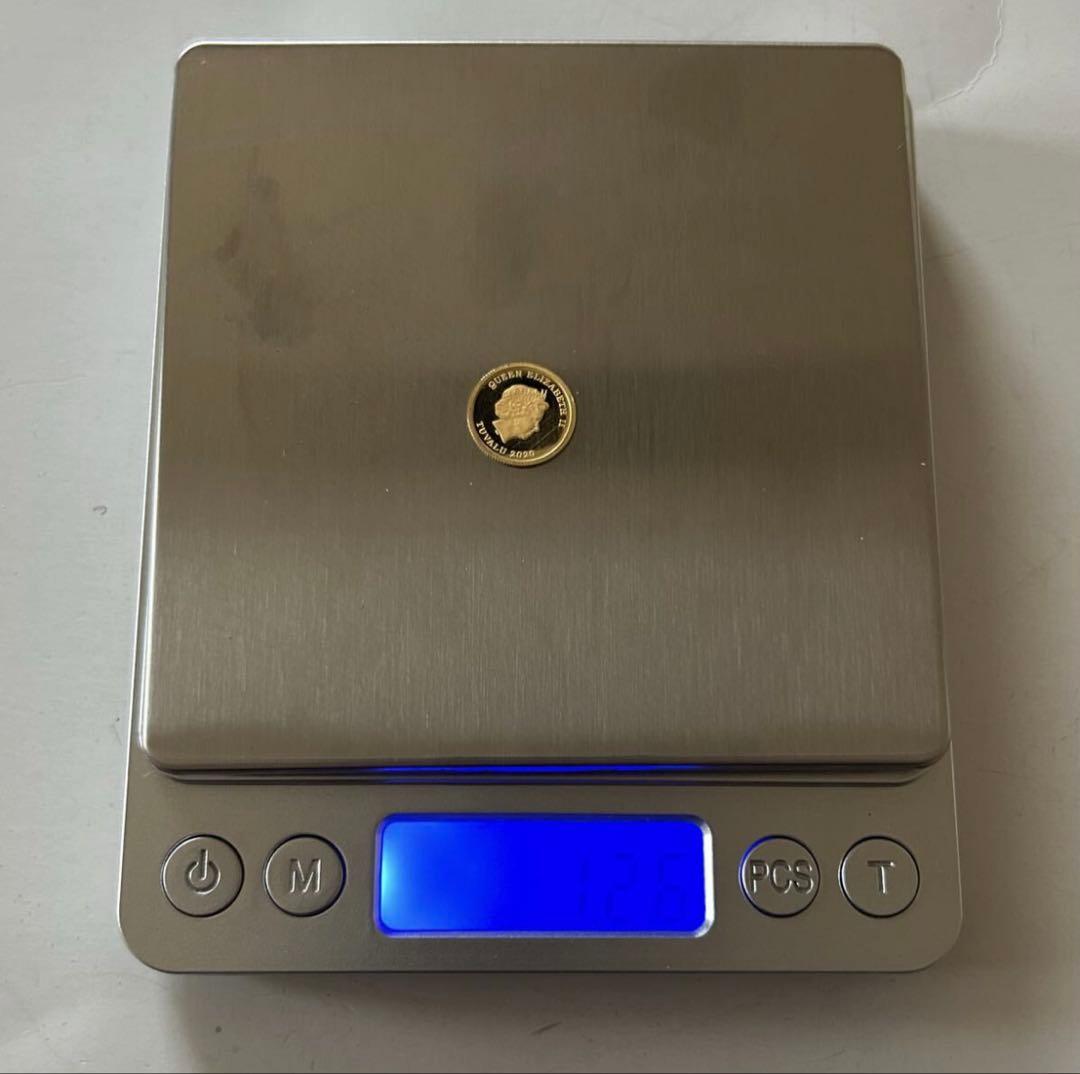 　金貨 1.2g 24金 純金 イエローゴールド　エリザベス　キャット　猫