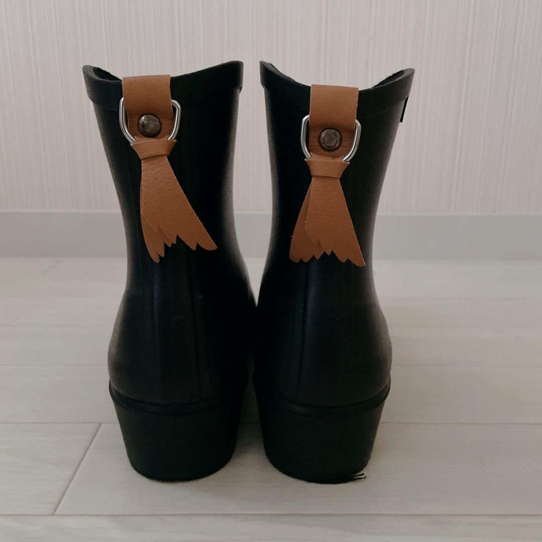 ☆AIGLE エーグル/レインブーツ ミスジュリエット　ブラック38 24cm☆