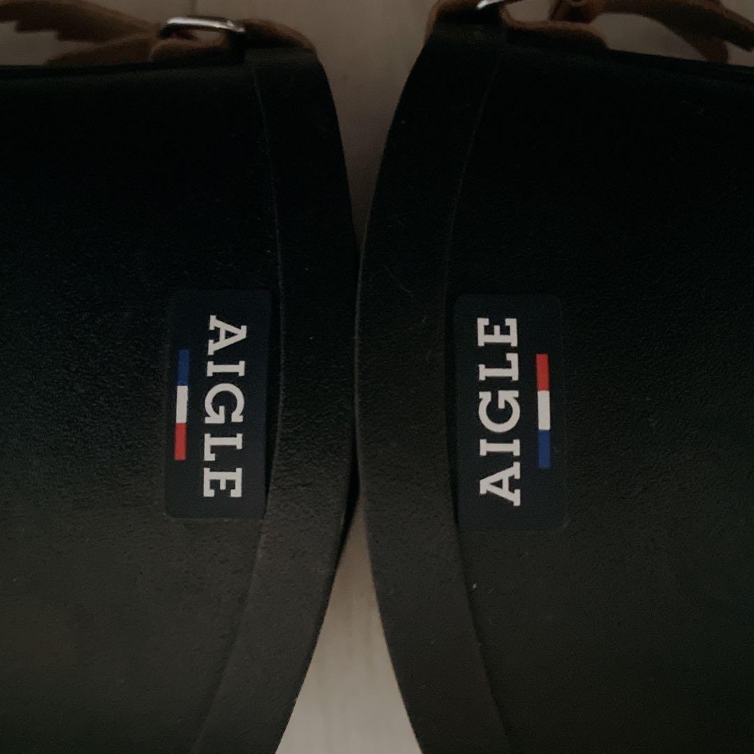 ☆AIGLE エーグル/レインブーツ ミスジュリエット　ブラック38 24cm☆