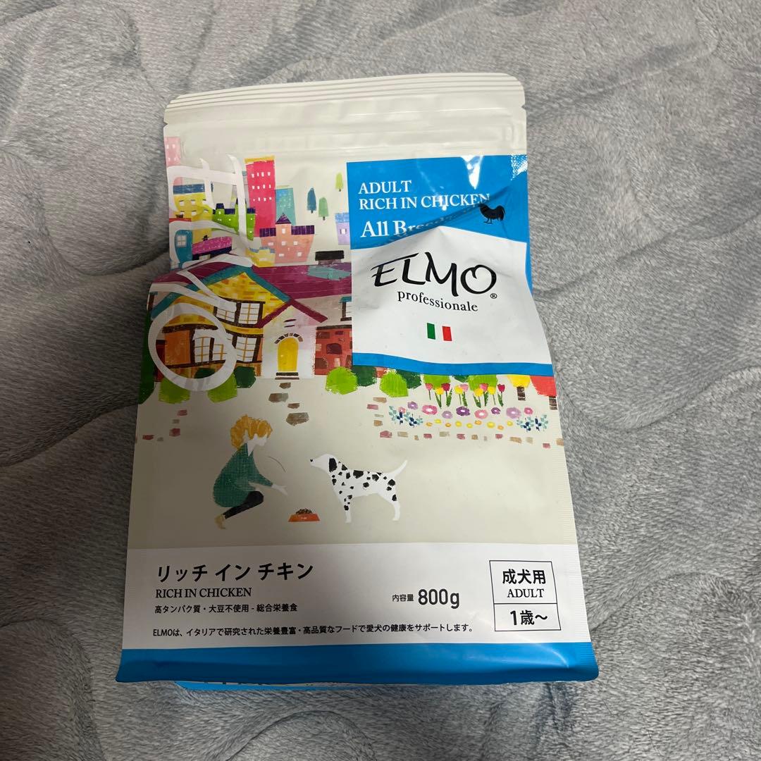エルモ リッチインチキン　成犬用　800ｇ × 7袋(5.6キロ)